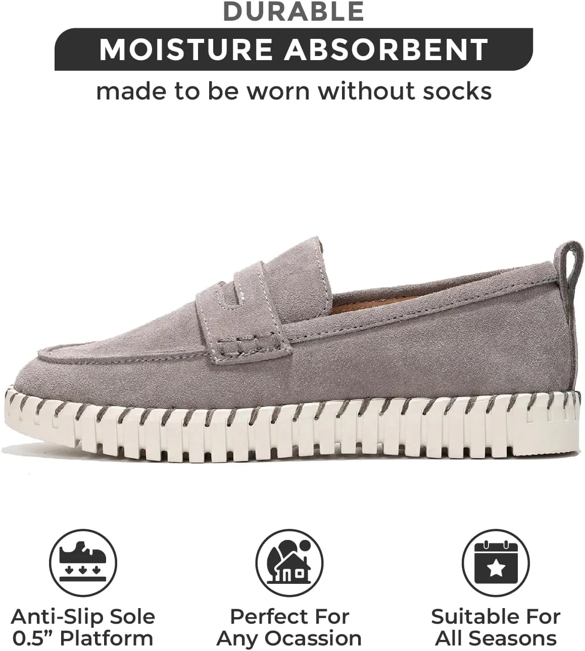 Project Cloud Fashion Shoes for Women - Comfortable Womens Shoes with Memory Foam - Non Slip Spring Womens Footwear Flexible Sole - Fashion Sneakers for Women 2025