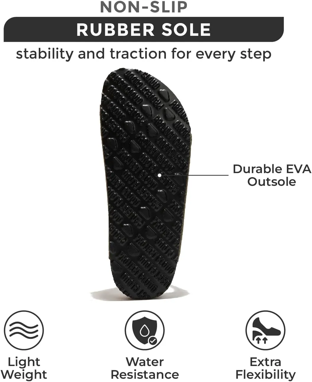 Project Cloud Genuine Leather Flat Sandals Women 2025 Beach Essentials Womens Sandals Memory Foam Vacation Essentials Slides for Women Footwear (Venita)