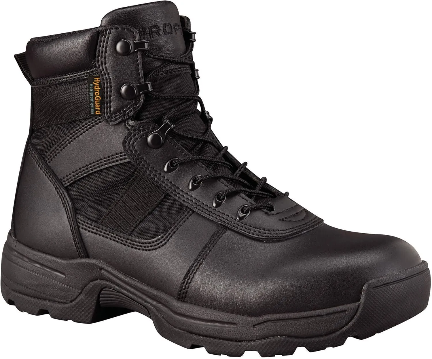Propper Men's Series 100 6" Side Zip Waterproof Boot, Black, 9 W US