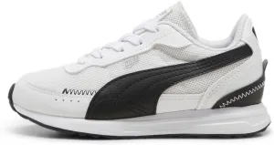 PUMA Unisex-Child Shoes Road Rider Sneaker, Navy-Yellow Sizzle, 12.5 US Little Kid