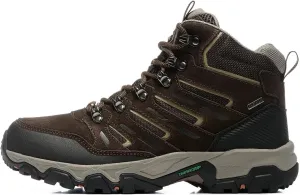 ROCKMARK Men's Waterproof Hiking Boots Lightweight Anti-Slip Mid Ankle Trekking Shoes for Outdoor Backpacking, Mountaineering & Rugged Terrain‌