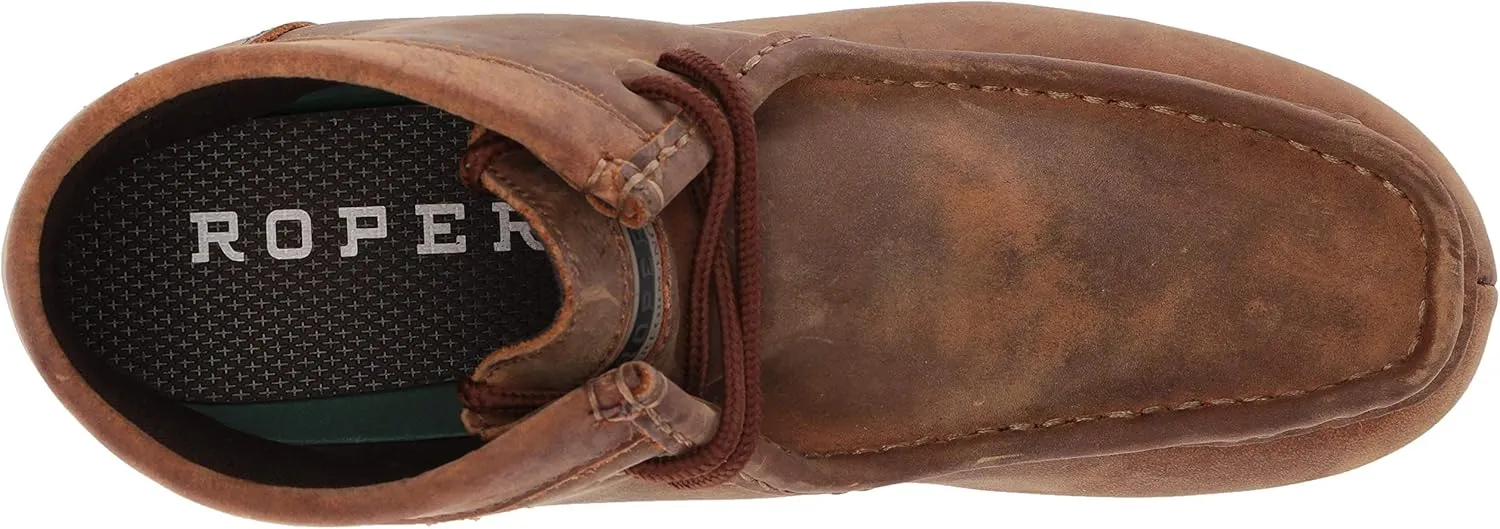 Roper Men's Gum Sticker Ostrich Hiking Shoe