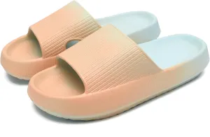 rosyclo Cloud Slippers for Women and Men, Pillow House Slippers Shower Shoes Indoor Slides Bathroom Sandals, Ultimate Comfort, Lightweight, Thick Sole, Non-Slip, Easy to Clean