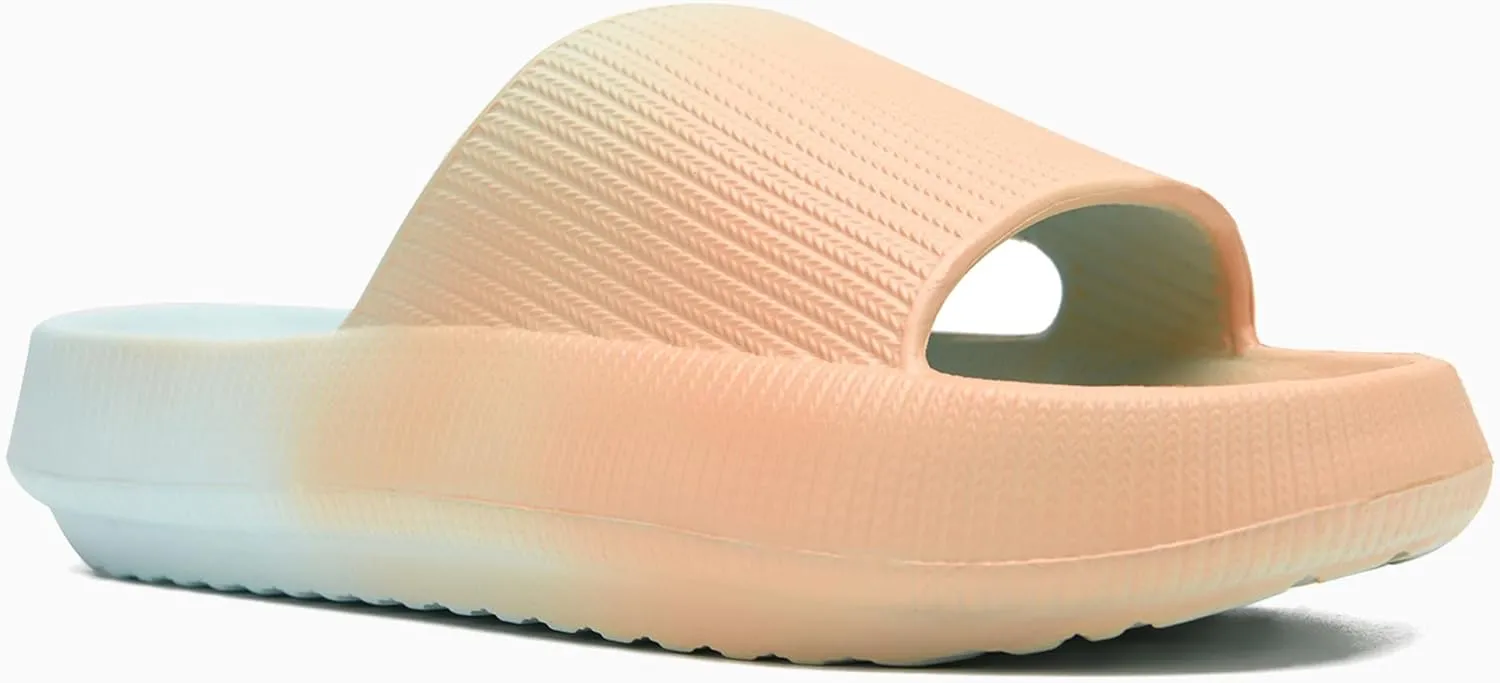 rosyclo Cloud Slippers for Women and Men, Pillow House Slippers Shower Shoes Indoor Slides Bathroom Sandals, Ultimate Comfort, Lightweight, Thick Sole, Non-Slip, Easy to Clean