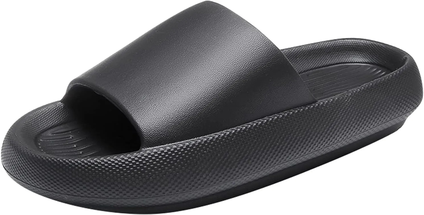 Sandal Slippers for Women Quick Drying Shower Slippers with Open Toe Arch Support Sandals Women's Cloud Slides