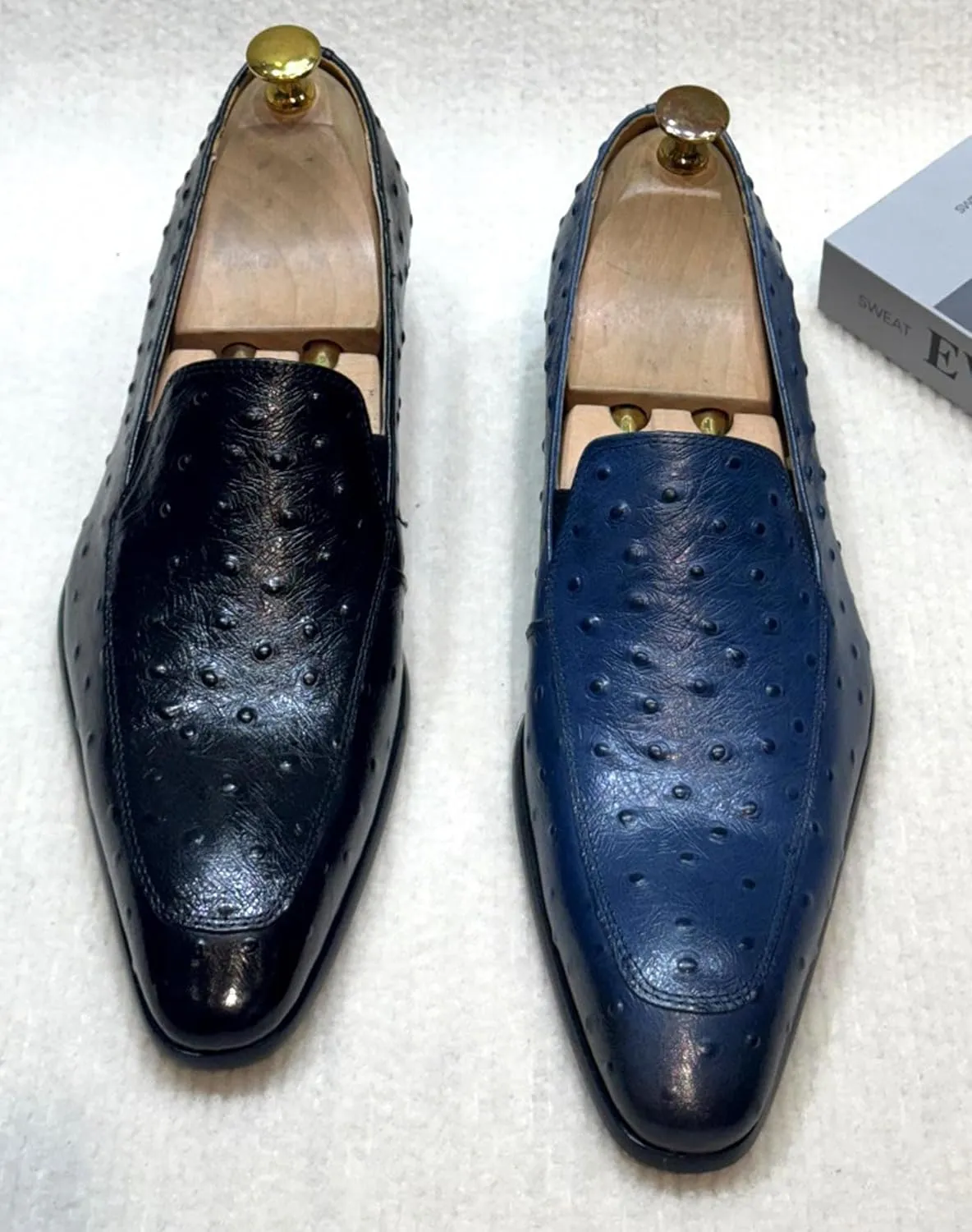 Santimon Men’s Slip On Shoes Dress Casual Penny Loafers – Fashion Comfort Leather Mocasines for Business, Office, Party & Wedding