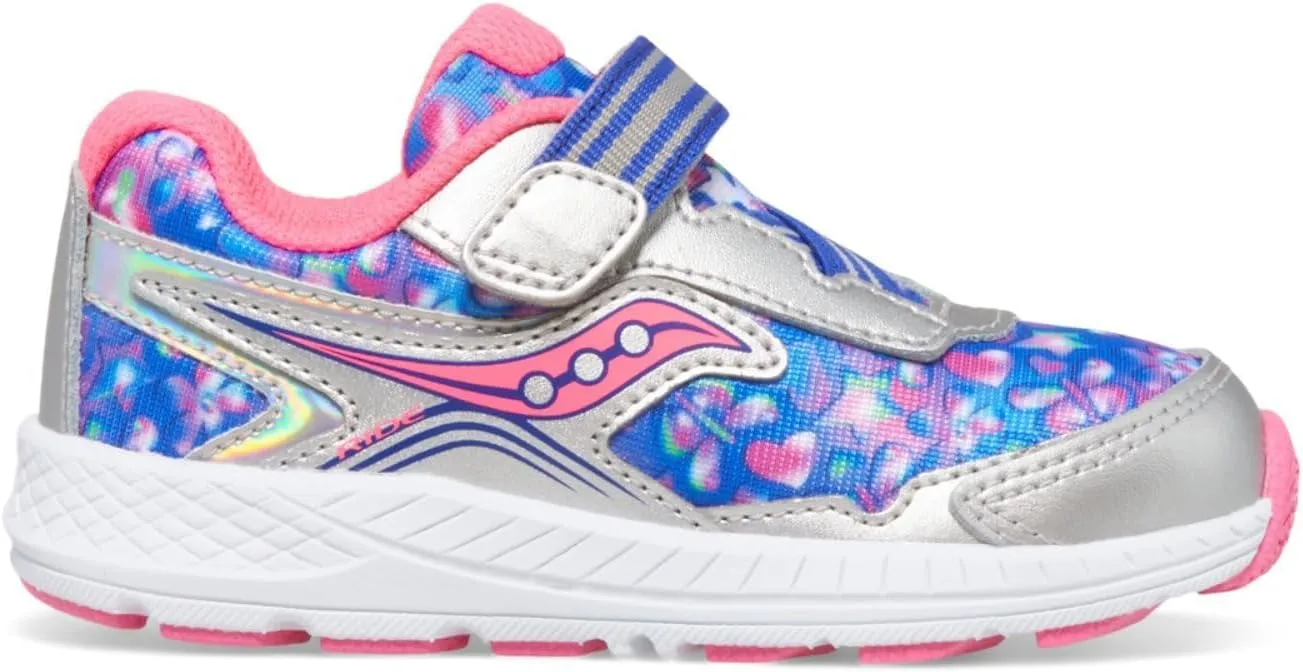 Saucony® Kids Ride 10 Jr Sneakers for Kids – Ideal for Toddlers and Little Kids – Poly Sock Construction – Round Toe
