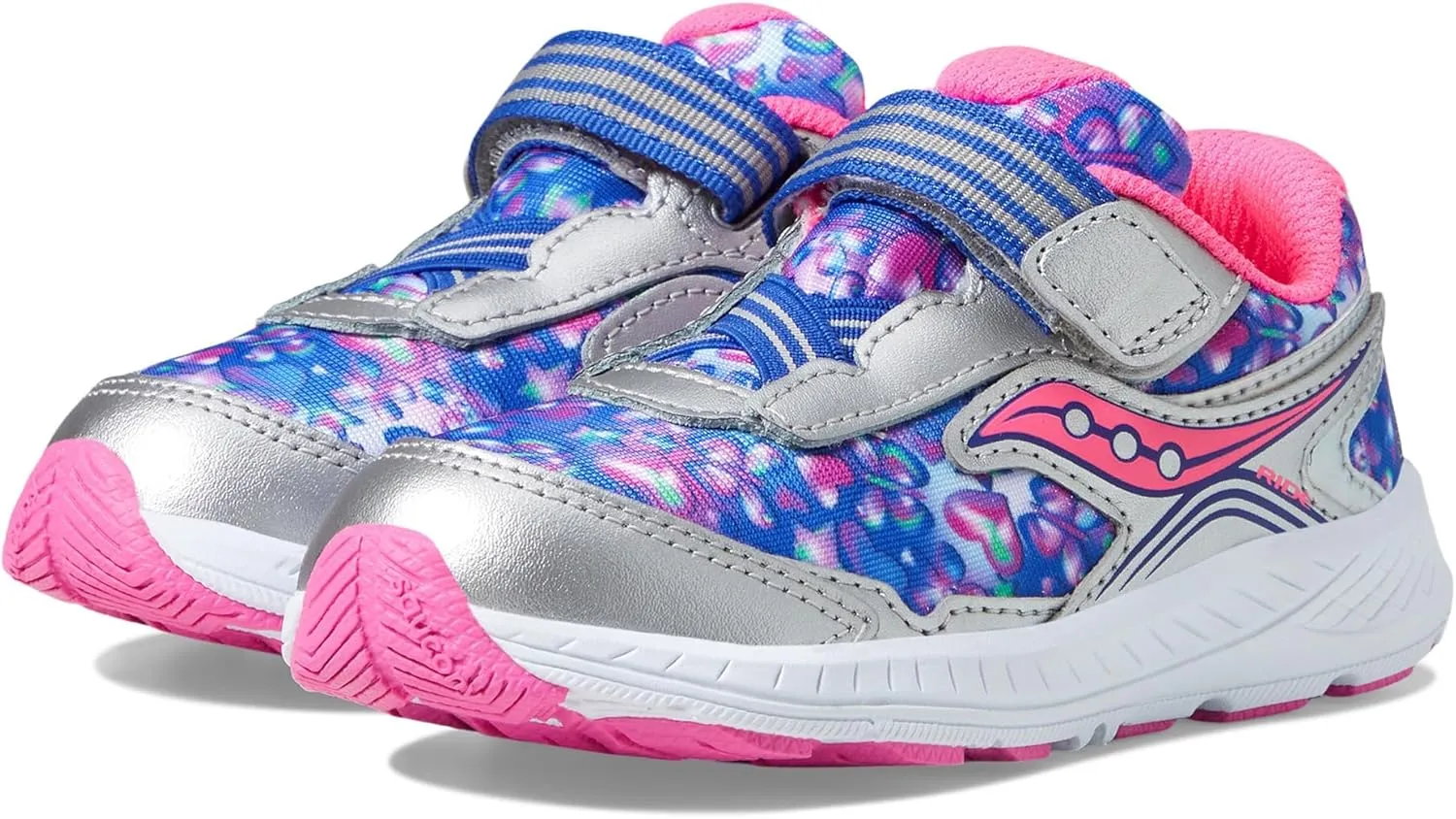 Saucony® Kids Ride 10 Jr Sneakers for Kids – Ideal for Toddlers and Little Kids – Poly Sock Construction – Round Toe
