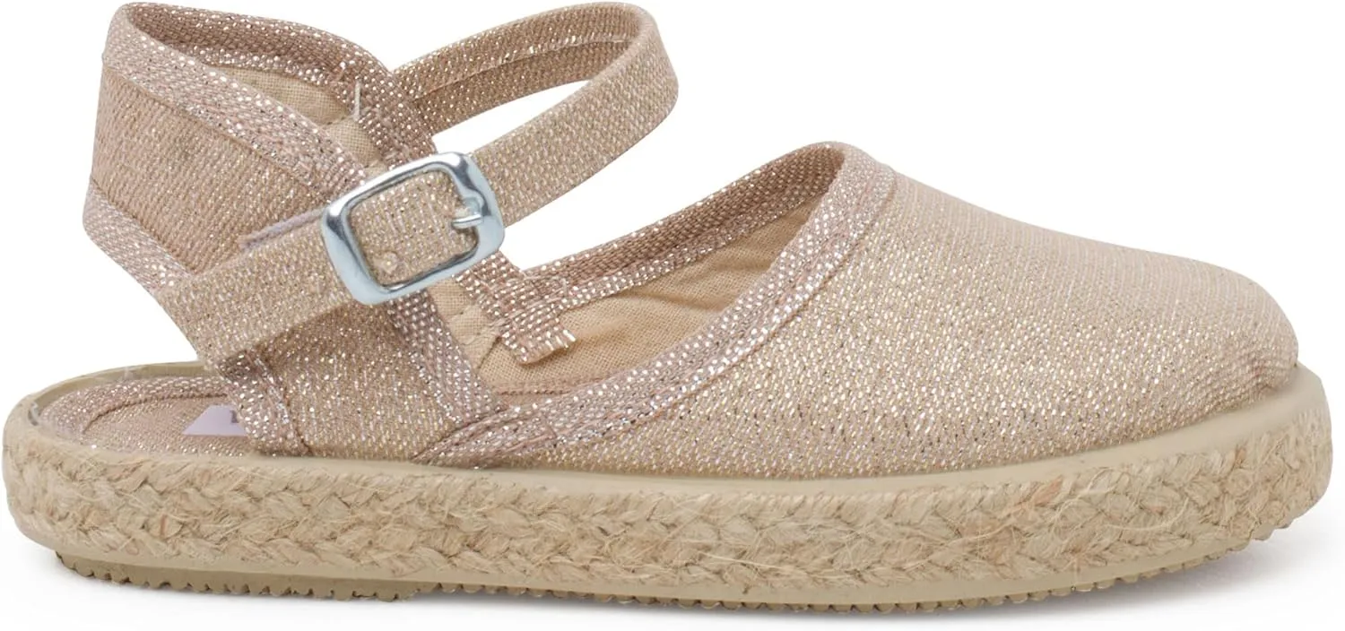 Shiny Espadrilles with Buckle