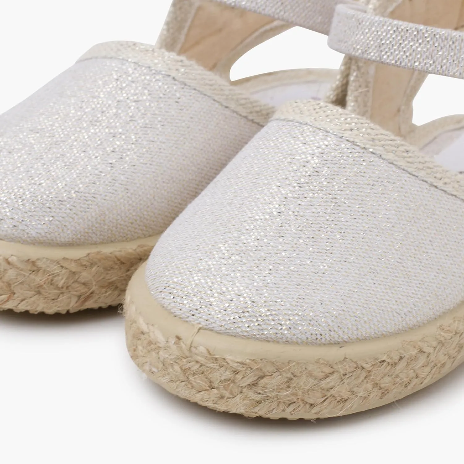 Shiny Espadrilles with Buckle