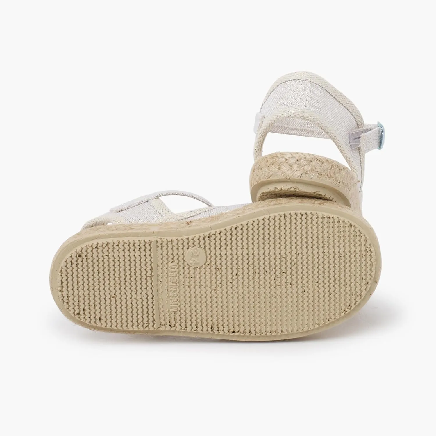 Shiny Espadrilles with Buckle