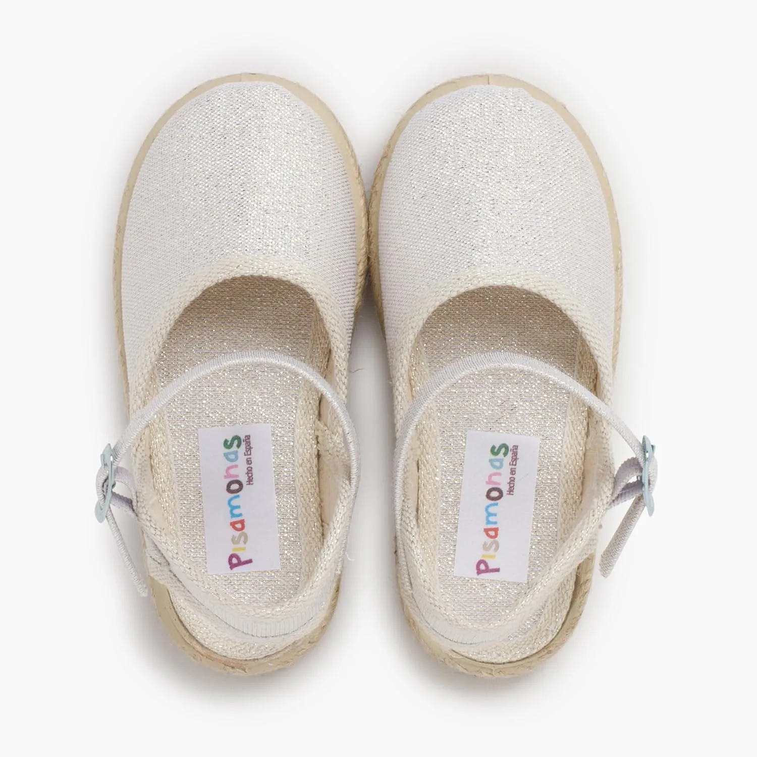 Shiny Espadrilles with Buckle