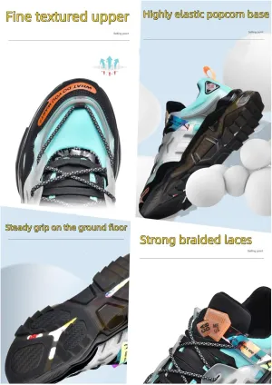 Shock-Absorbing Men's Sneakers - Breathable Athletic Shoes for Running, Basketball, and Gym Workouts