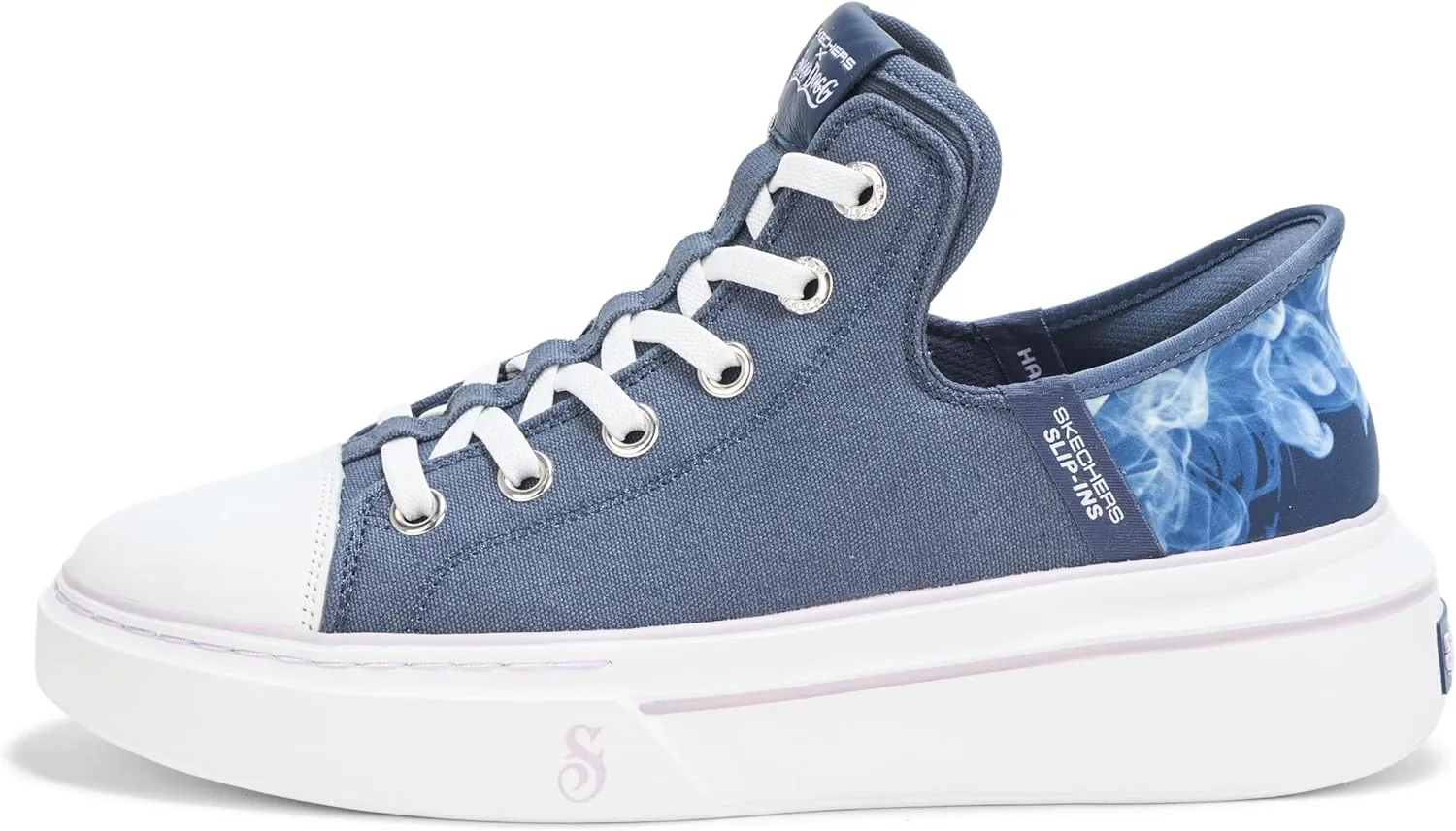 Skechers Women's Dogg: Snoop One-boss Life Canvas Hands Free Slip-ins Sneaker