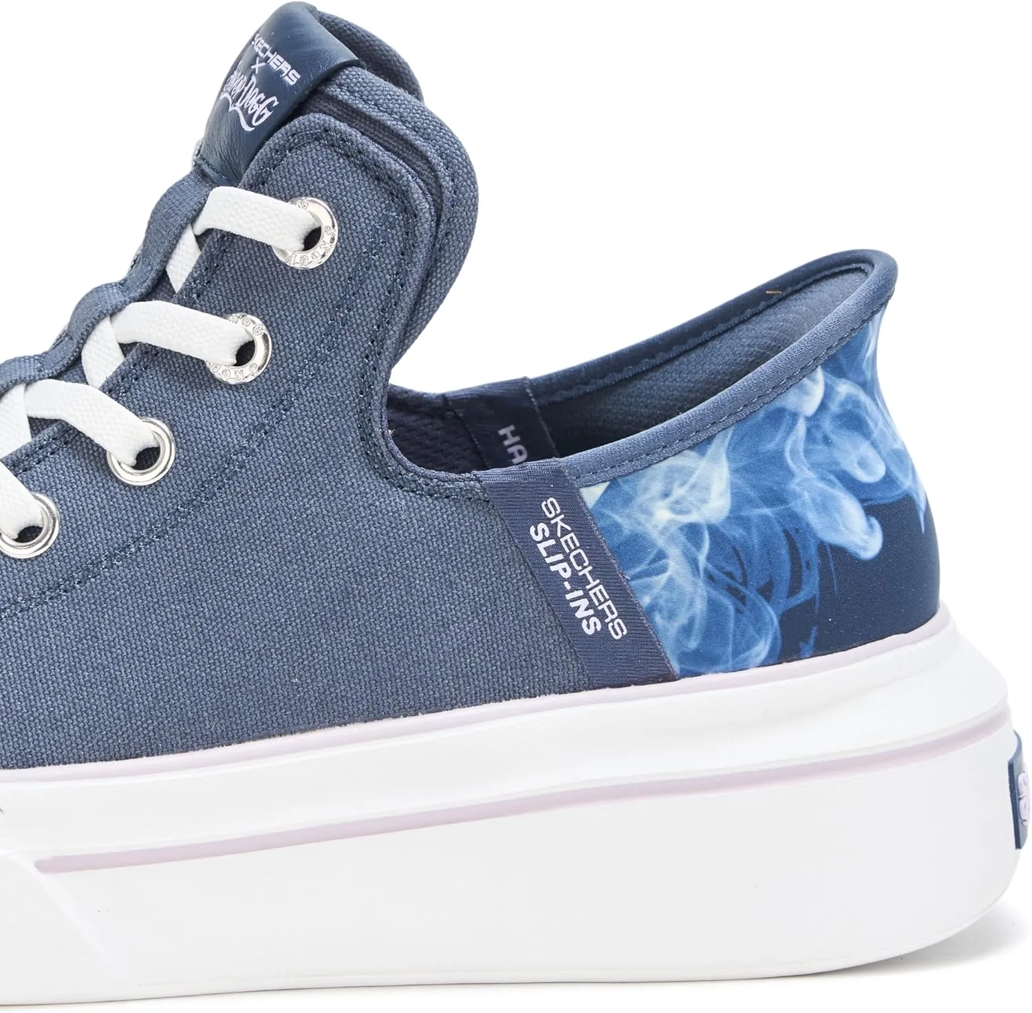 Skechers Women's Dogg: Snoop One-boss Life Canvas Hands Free Slip-ins Sneaker