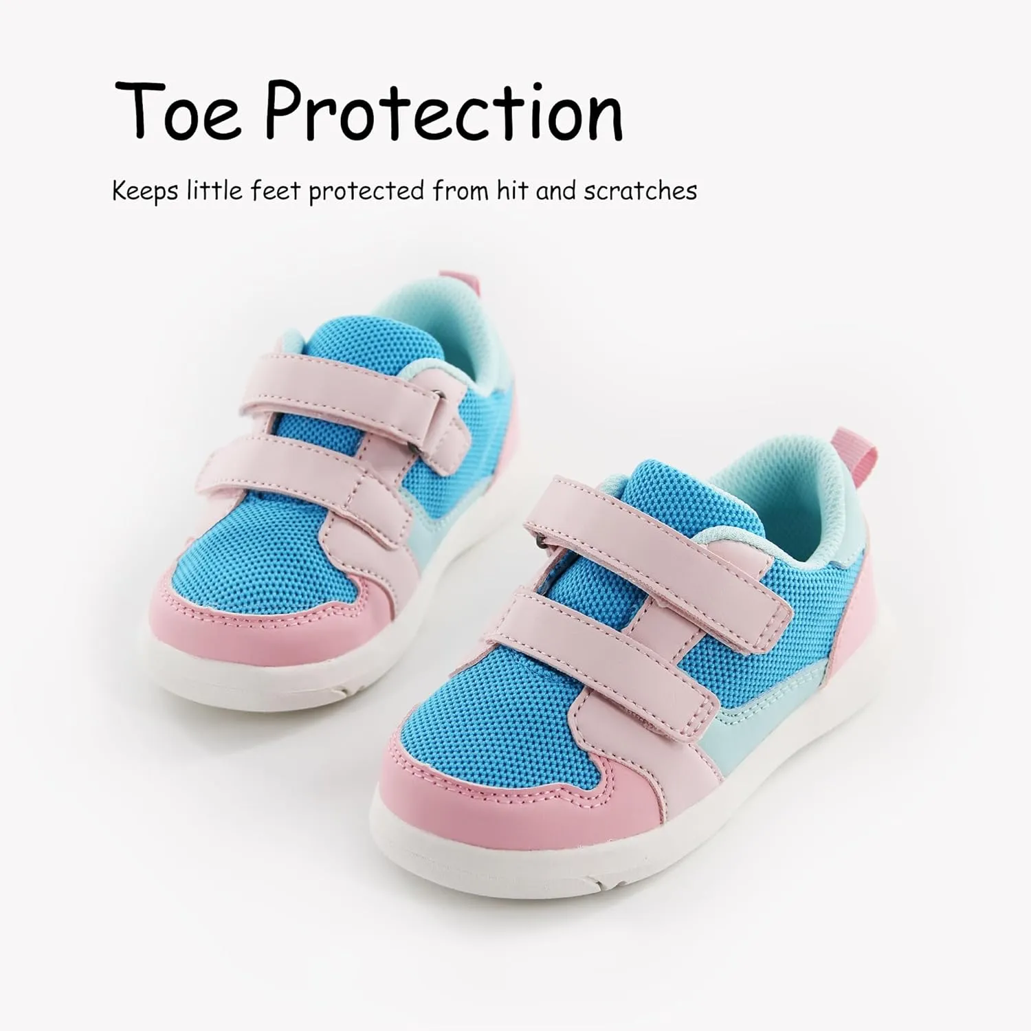SKYWHEEL Toddler Boys Girls Tennis Shoes Kids Slip On Barefoot Shoes Wide Casual Walking Running Sneakers for Little Kids