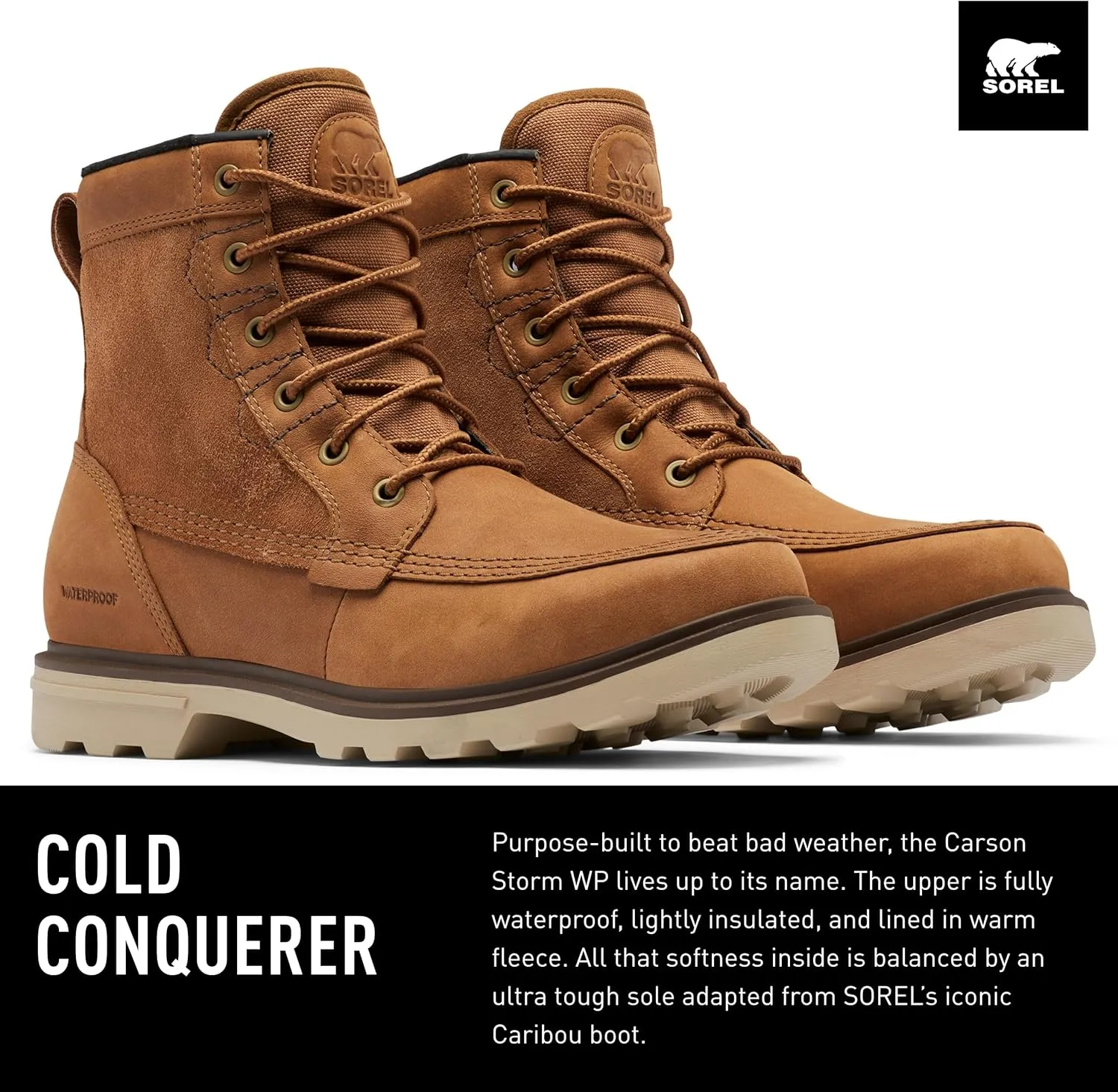 Sorel Carson Storm Waterproof Men's Boots