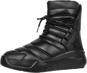 Soulsfeng Men's Women's Waterproof Snow Boots Winter Warm High Top Shoes Anti-Slip Ankle Booties