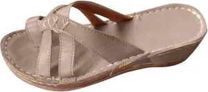 SuanlaTDS Wedge Sandals for Women Platform Flip Flops with Arch Support Comfortable Toe Ring Slip On Slide Orthopedic Sandals Casual Summer Beach Open-toe High Heels Wedges Sandals