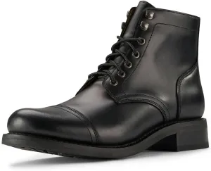 SUREWAY 6 Inch Men's Lace-up Ankle Boot - Cap Toe, Captain Genuine Leather Lace up Chukka Boots for Men,Classic Comfort Oxford Style Footwear