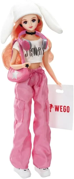 Takara Tomy Licca #WEGO Jenny Dress Up Play Toy for Ages 3 Years Old