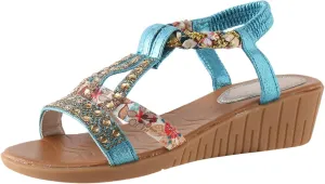 Temperament Flat Bottom Sandals for Women Summer Comfortable Summer Dress Shoes Comfortable Walking Sandals