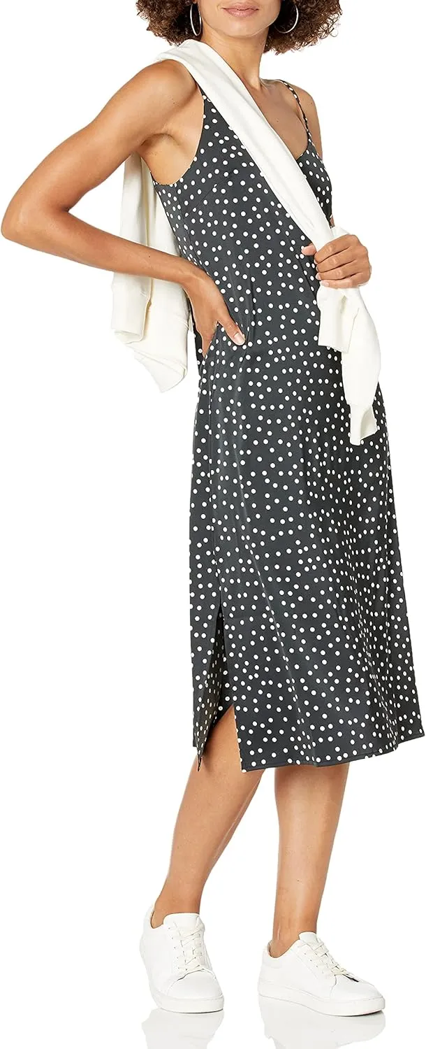 The Drop Women's Ana Silky V-Neck Midi Slip Dress