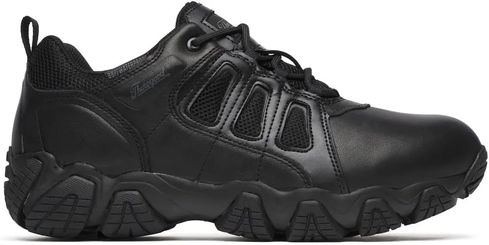 Thorogood Crosstrex Waterproof Athletic Work Shoes for Men - Lightweight Polishable Leather and Mesh with Comfort Insole and Slip-Resistant Outsole; ASTM Rated