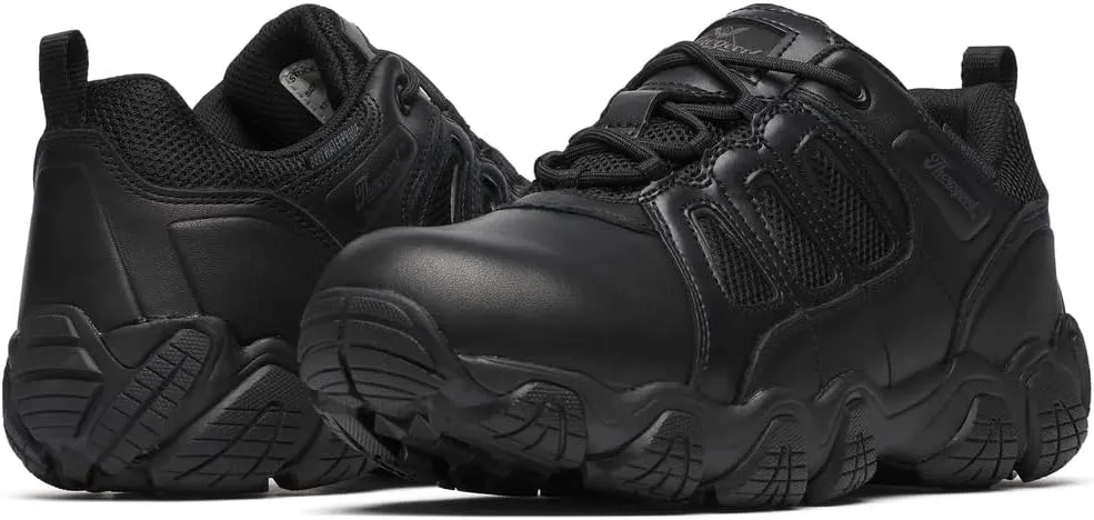 Thorogood Crosstrex Waterproof Athletic Work Shoes for Men - Lightweight Polishable Leather and Mesh with Comfort Insole and Slip-Resistant Outsole; ASTM Rated