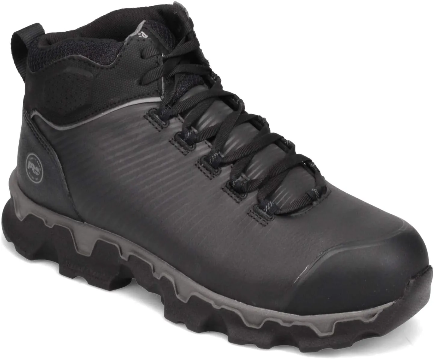 Timberland PRO Men's Powertrain Sport Mid Alloy Safety Toe Electrical Hazard Industrial Athletic Work Shoe
