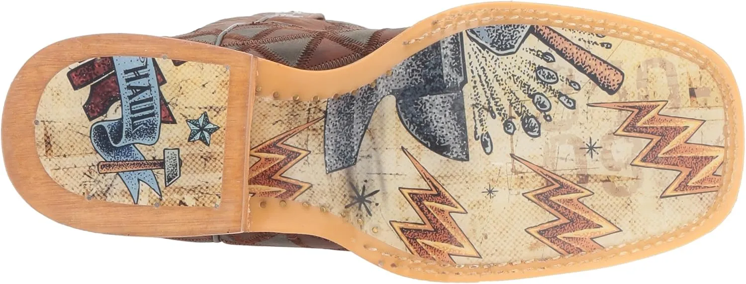 Tin Haul Shoes Men's Triangles Work Boot