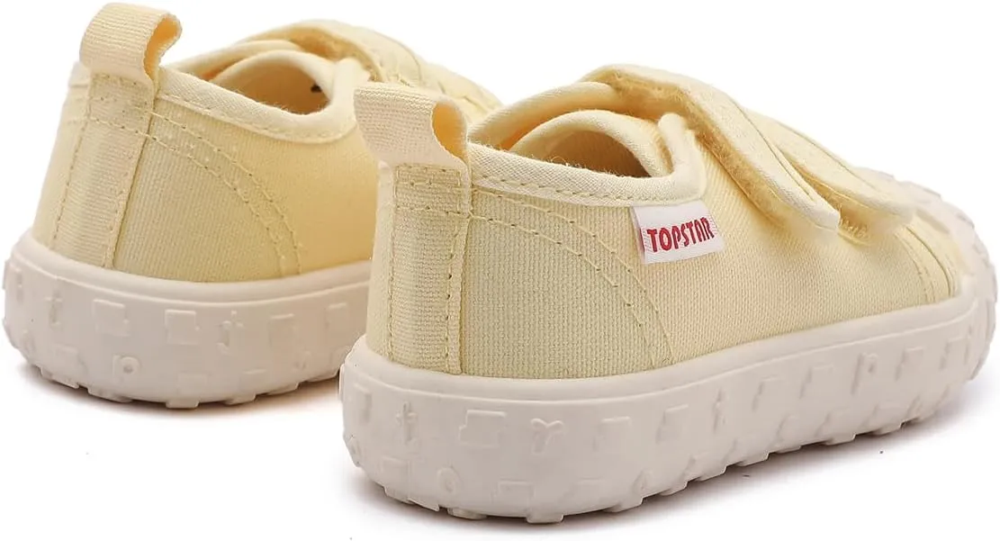 Toddler Canvas Shoes Baby Girls Boys Non-Slip Breathable Sneakers Lightweight Outside Walking Shoes 12 18 21 24 Months