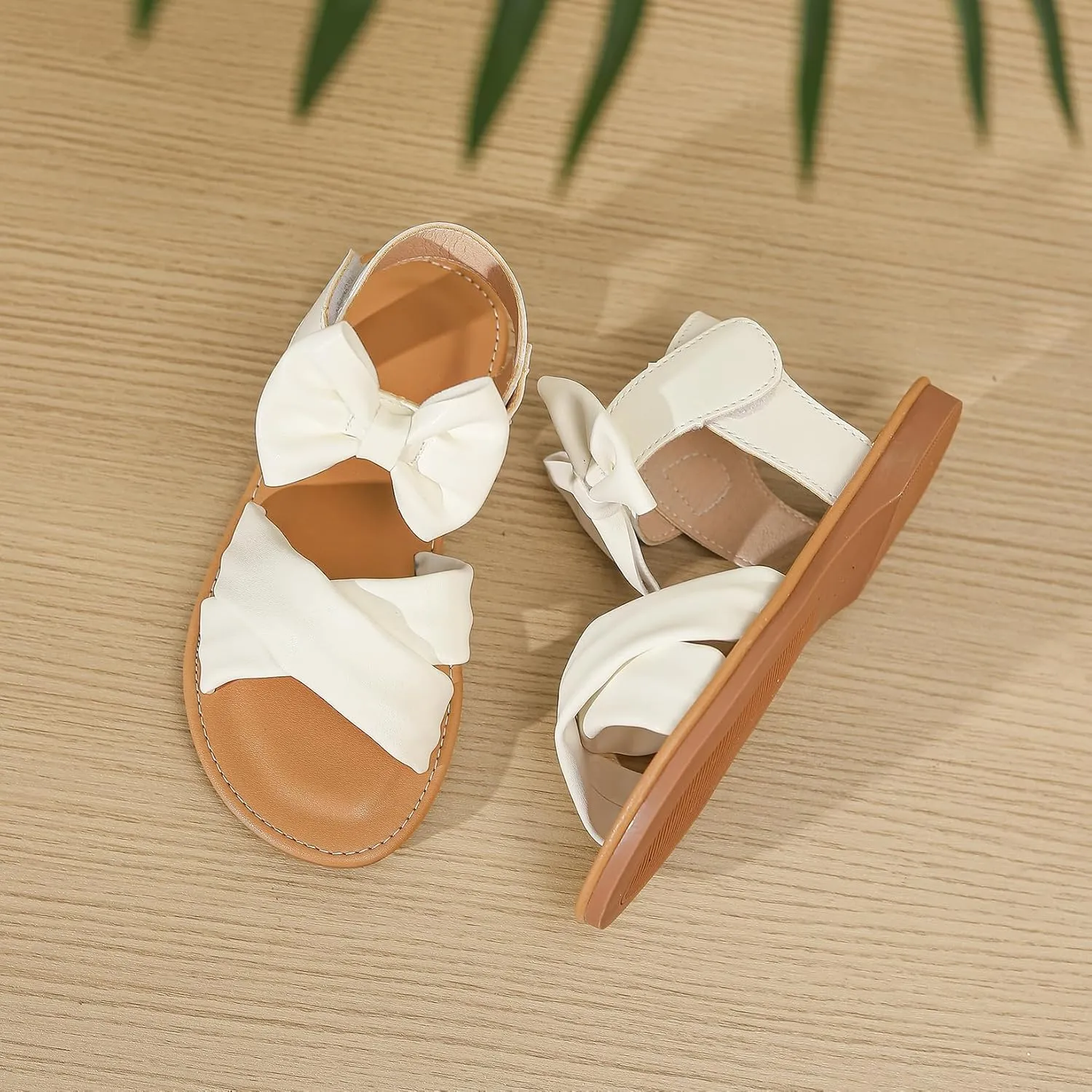 Toddler Girls Sandals Summer Flats Dress Shoes for Baby Little Kids Girl