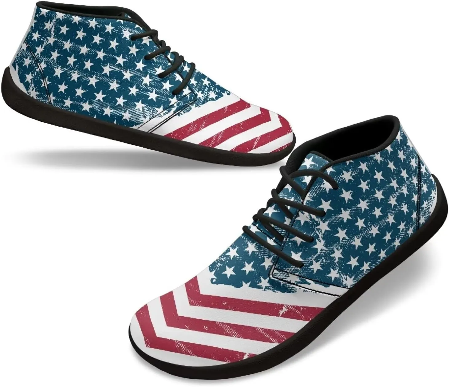Trendy Womens Barefoot Shoes Leather Shoes for Women Low Top Sneakers