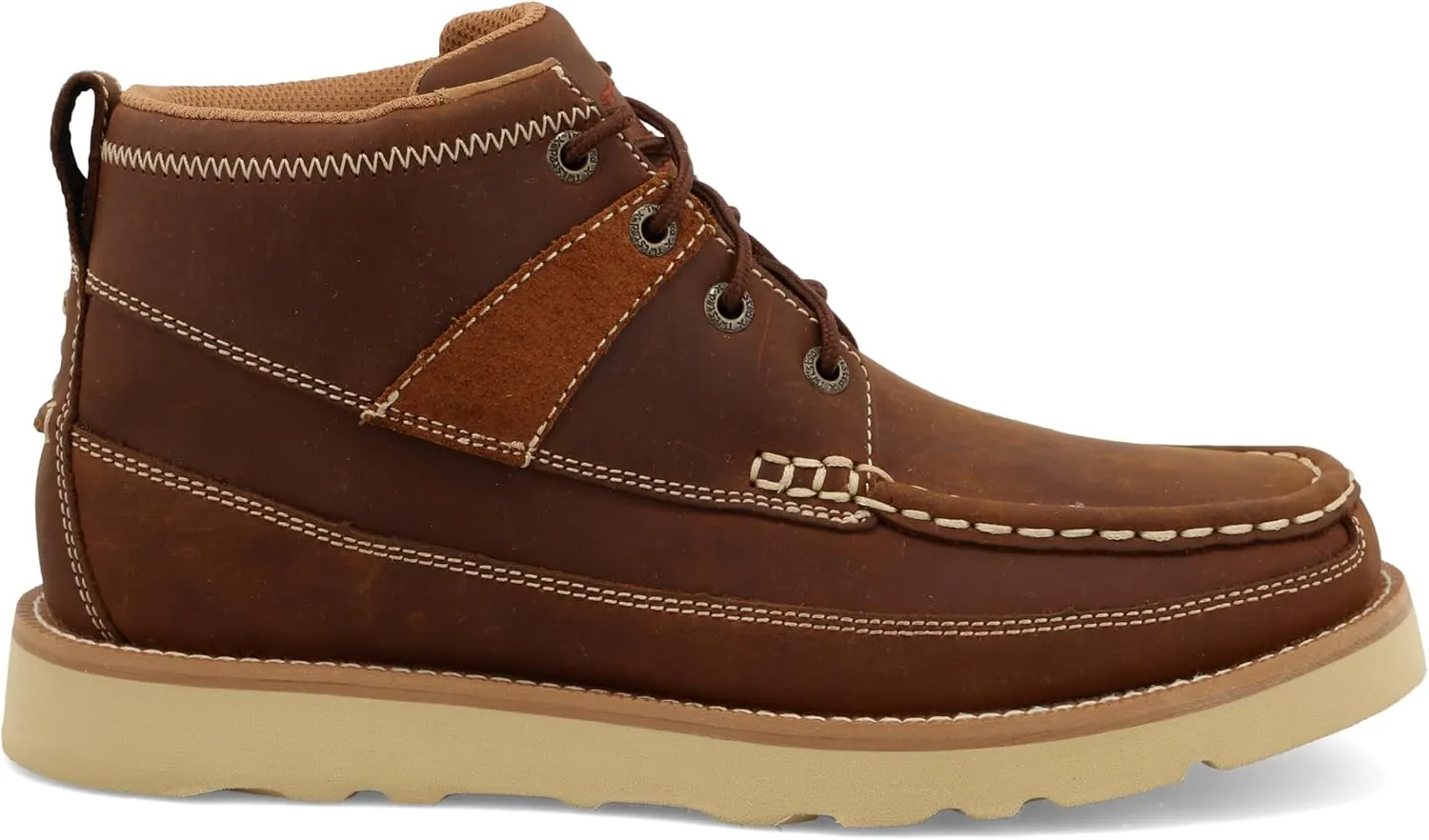 Twisted X Women's 4" Wedge Sole Boot, Moc Toe