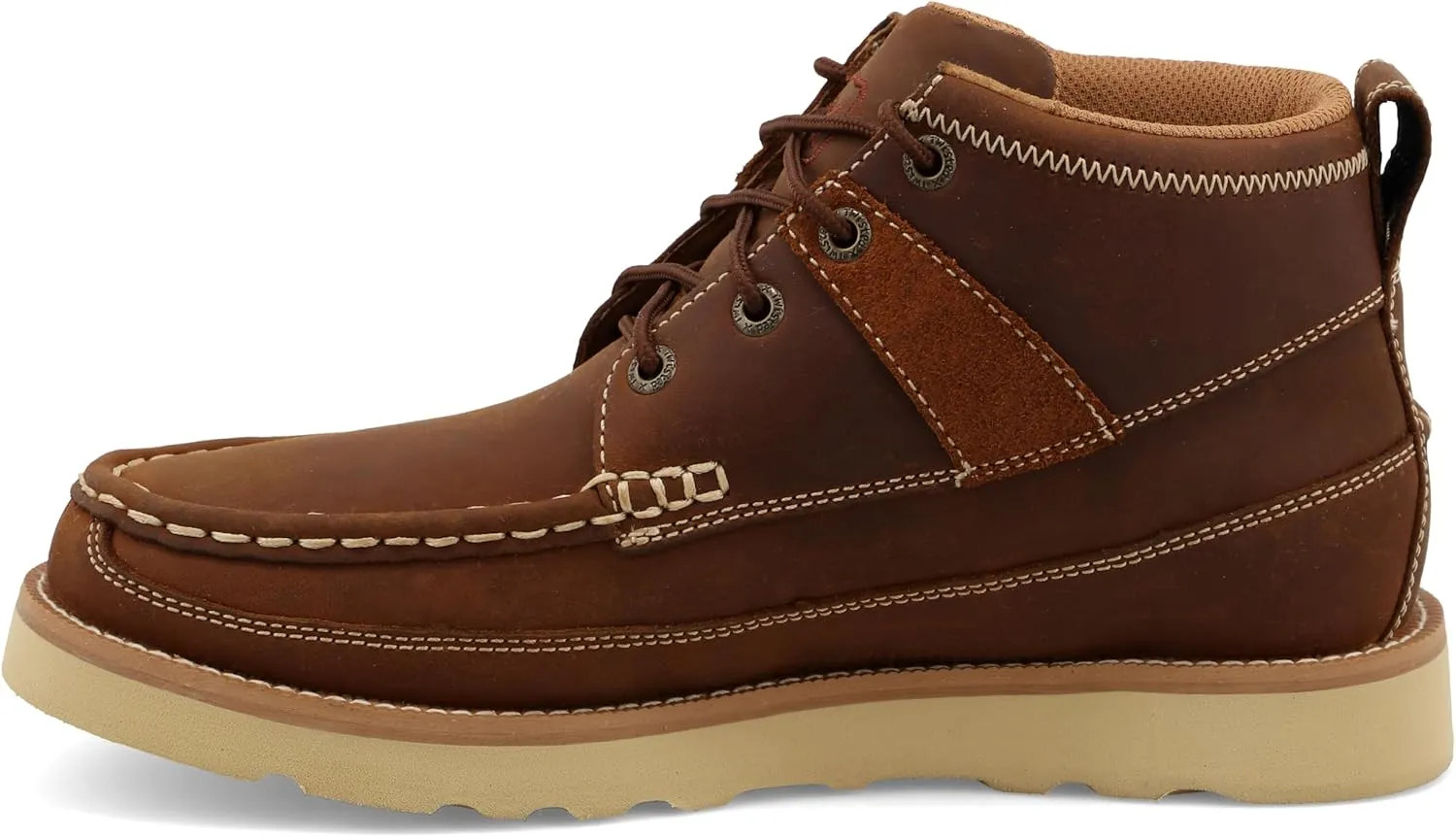 Twisted X Women's 4" Wedge Sole Boot, Moc Toe