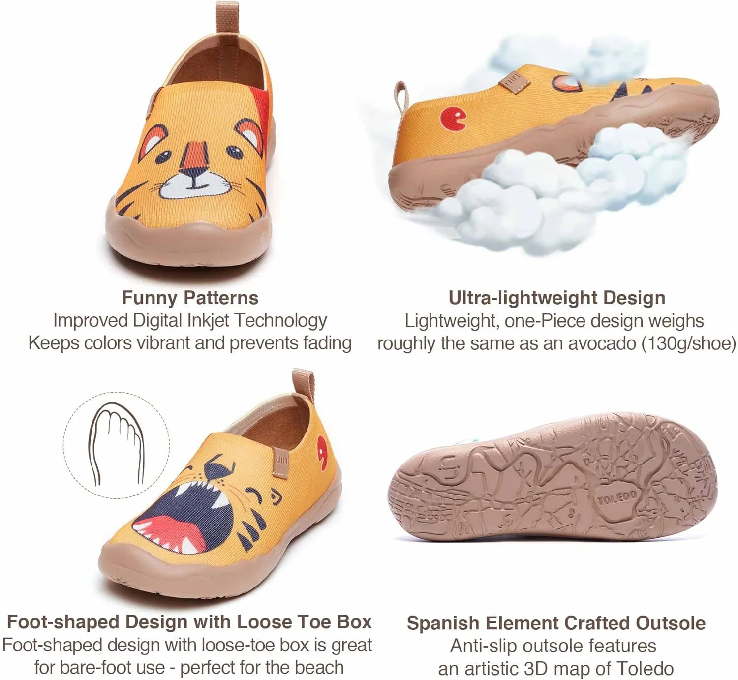 UIN Kid's The National Gallery Collaborative Collection Art Painted Travel Shoes