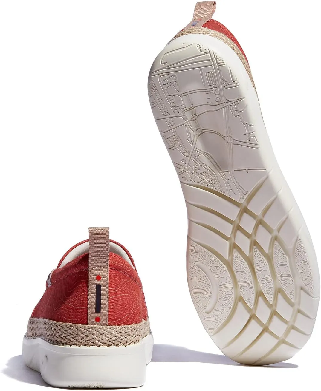 UIN Men's Art Painted Loafers Slip On Casual Travel Shoes Lightweight Comfort Walking Fashion Sneaker Tarragona Series