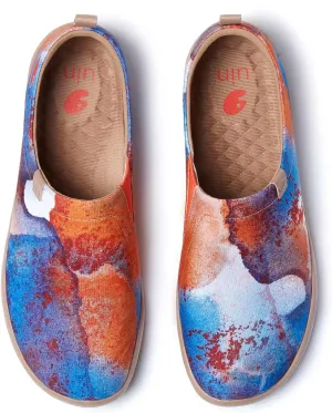 UIN Men's Loafers Painted Travel Shoes Slip On Walking Shoes Casual Lightweight Comfort Fashion Sneaker Toledo Ⅰ Art