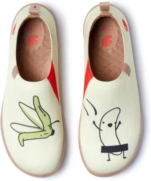 UIN Men's Loafers Painted Travel Shoes Slip On Walking Shoes Casual Lightweight Comfort Fashion Sneaker Toledo Ⅰ Art