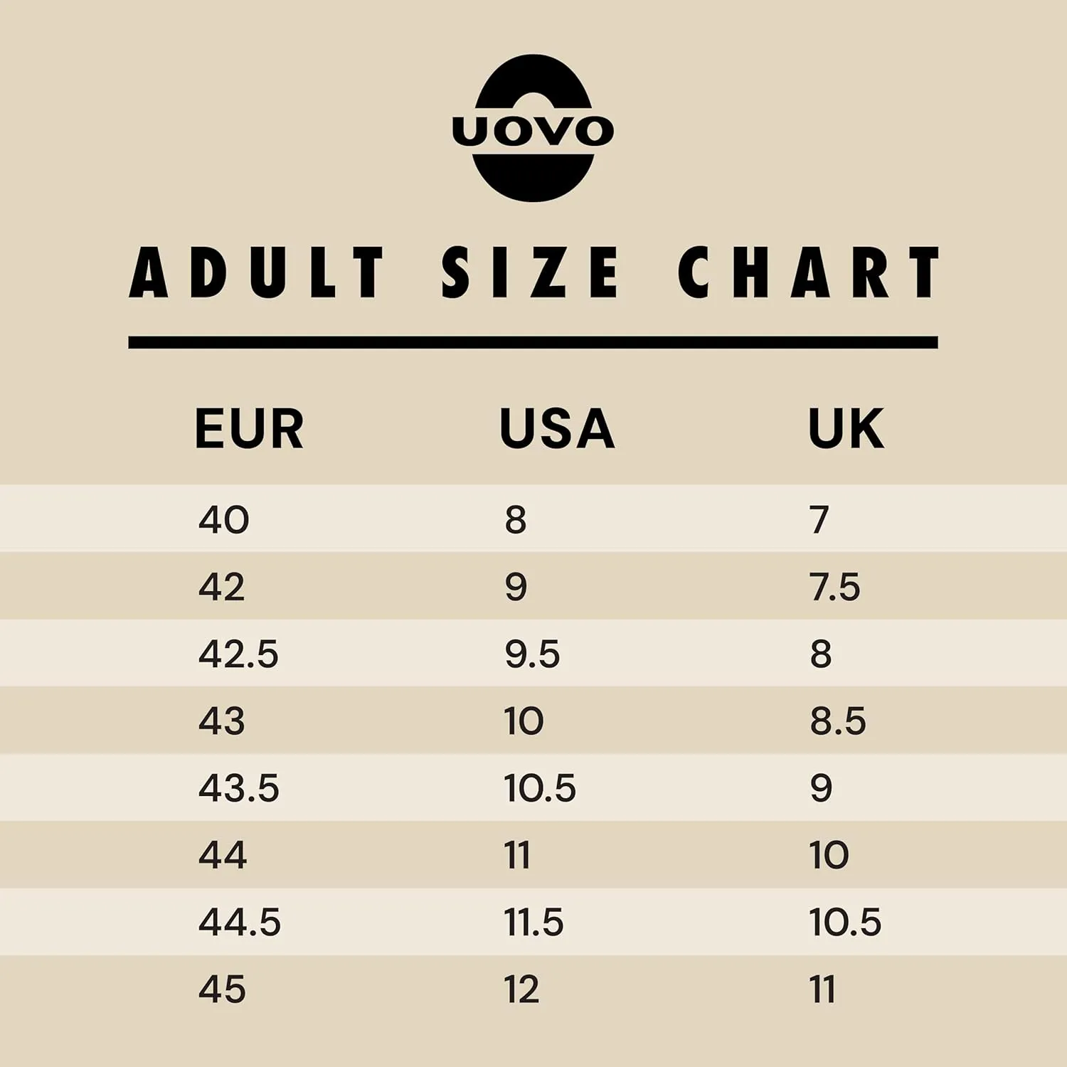 UOVO All Seasons Men's Boots
