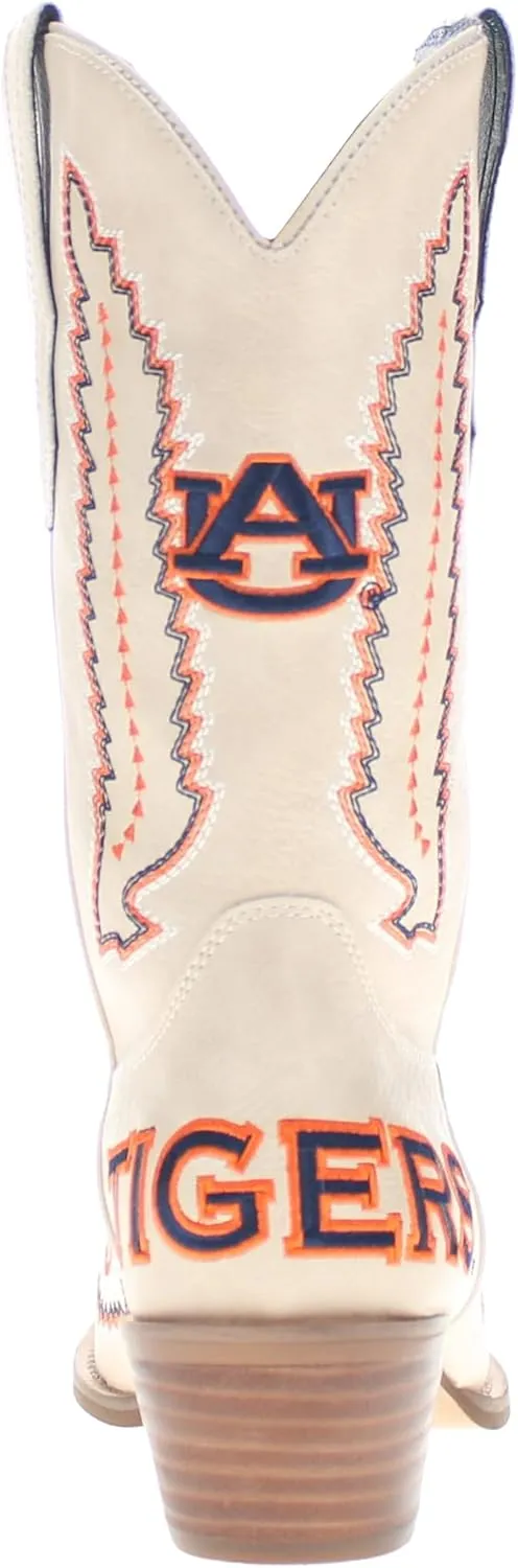 Vaccari Women's Mimi Premium PU Leather NCAA Athletics Embroidery Cowboy Boots