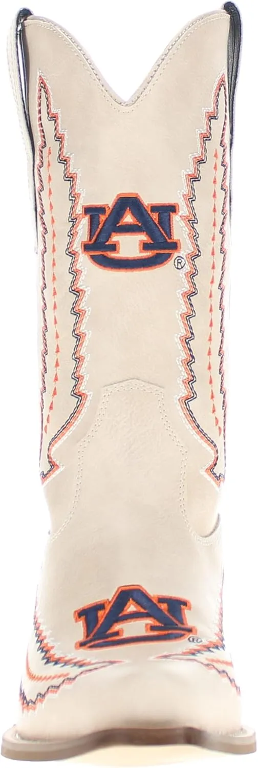 Vaccari Women's Mimi Premium PU Leather NCAA Athletics Embroidery Cowboy Boots