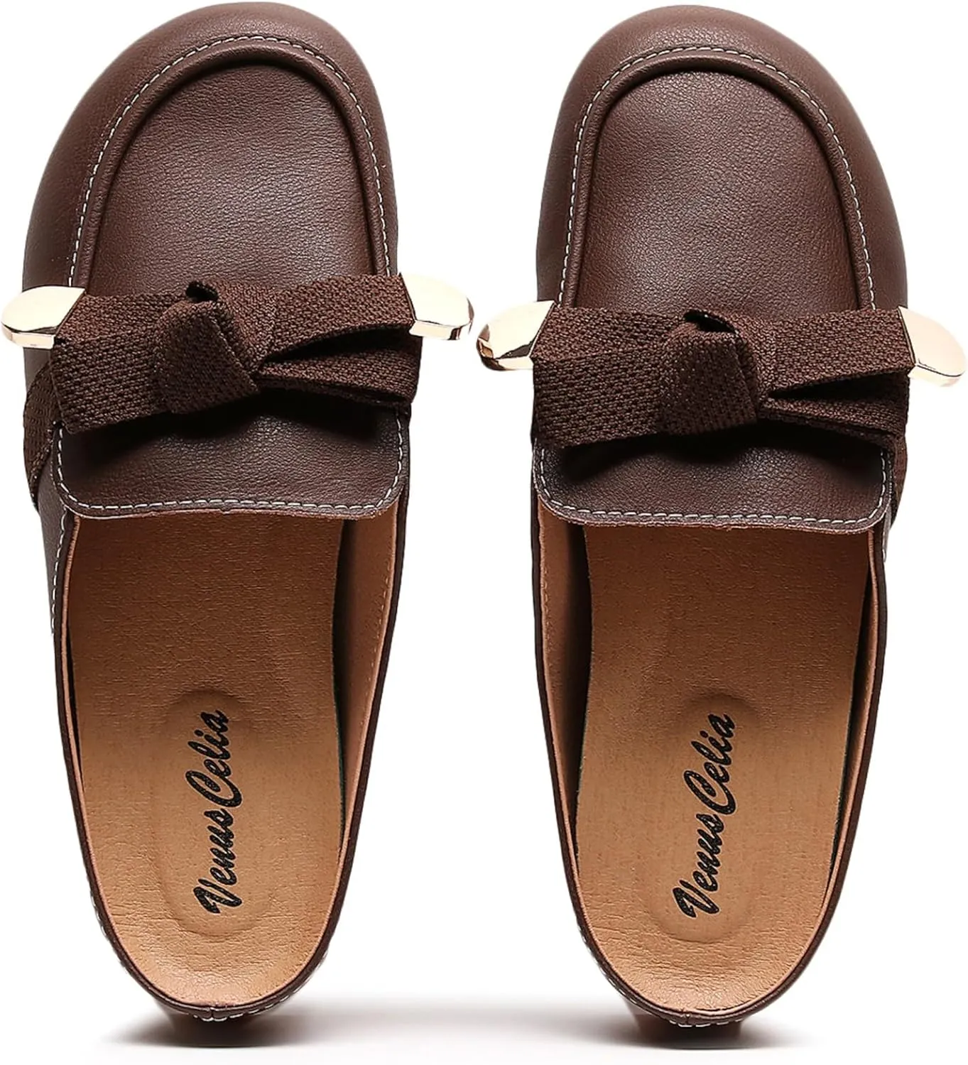 VenusCelia Women's Bullet Comfort Walking Mules