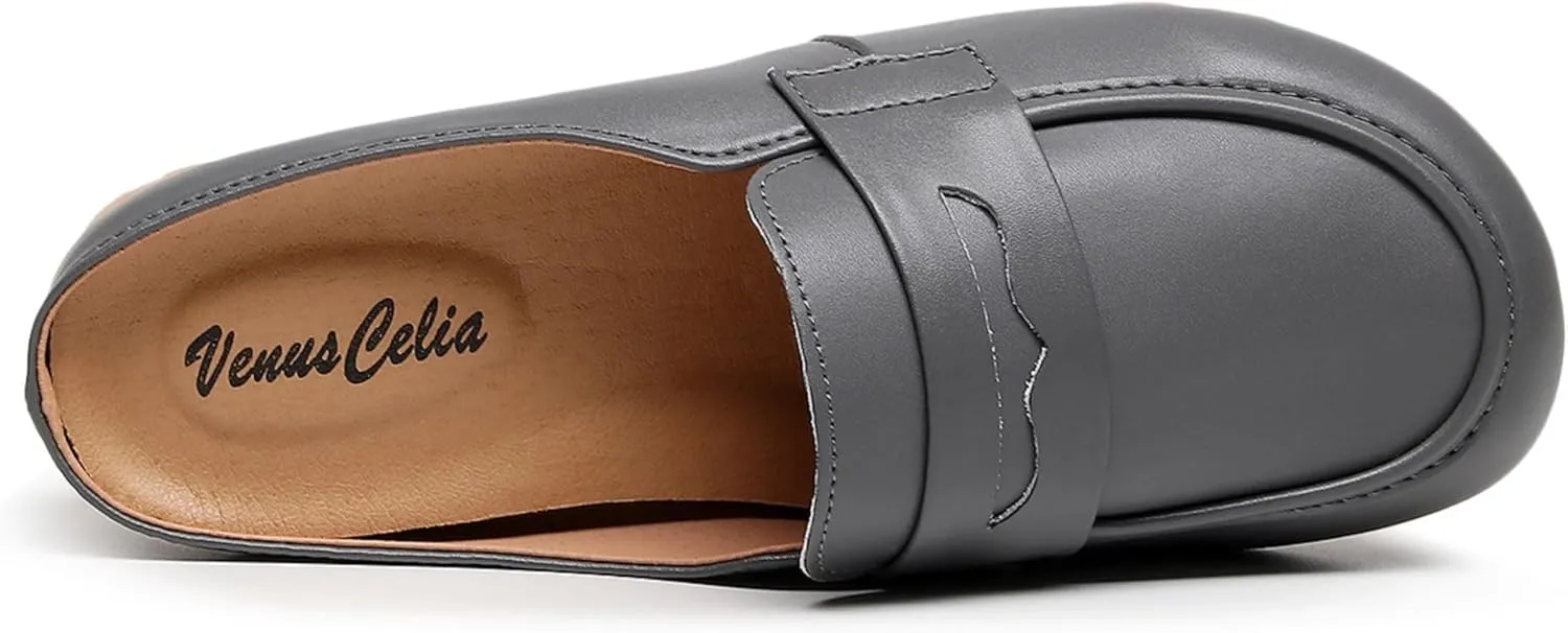 VenusCelia Women's Bullet Comfort Walking Mules