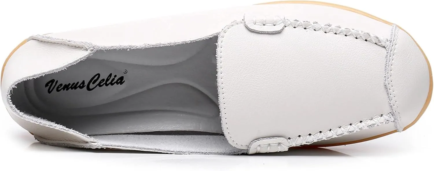 VenusCelia Women's Comfort Walking on Clouds Flat Loafer
