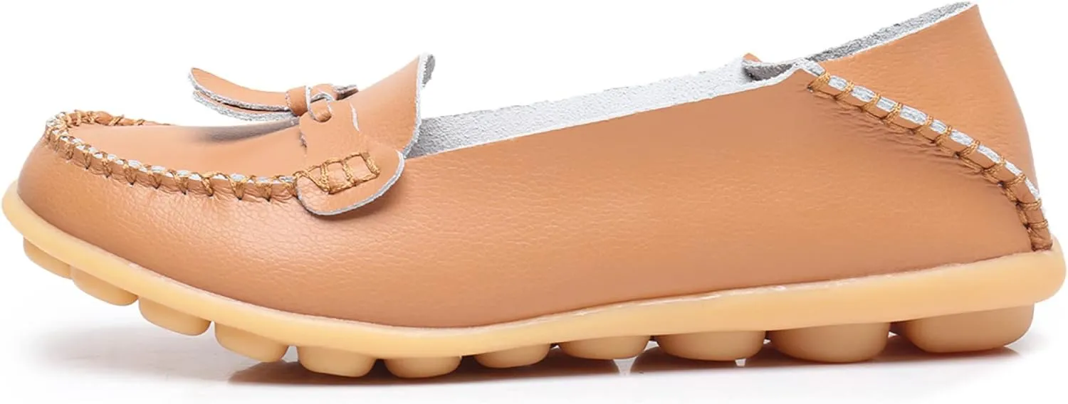 VenusCelia Women's Decoration Comfort Walking Flat Loafer