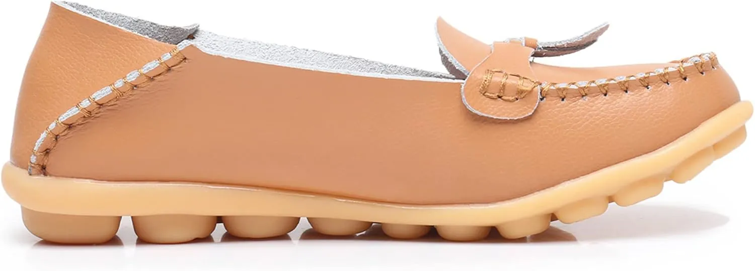 VenusCelia Women's Decoration Comfort Walking Flat Loafer