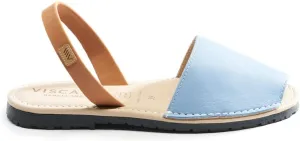 VISCATA Menorquina Leather Avarcas ½” Heel Women's Flat Sandals with premium quality leather and extra comfort for all Casual Occasions. Handmade in Menorca.