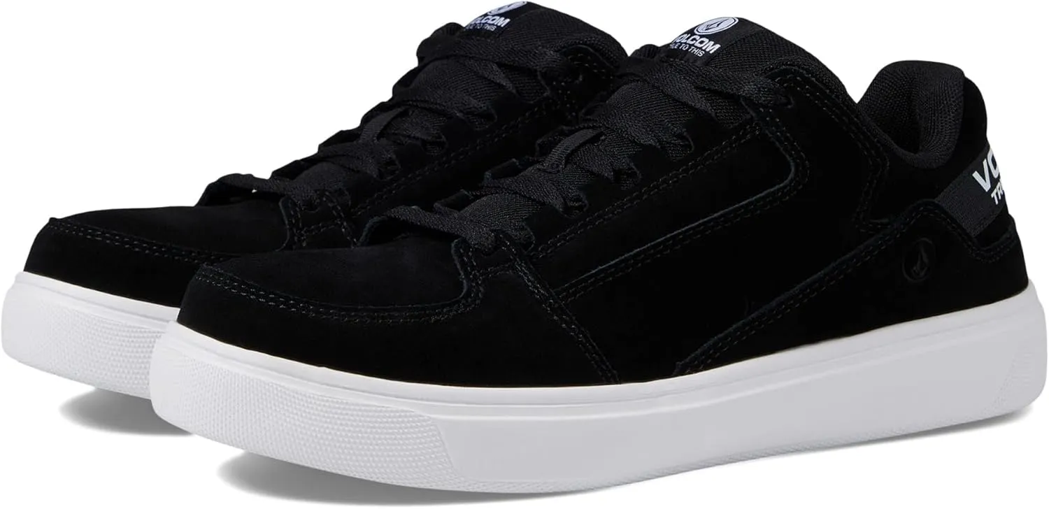 Volcom® Evolve EH Comp Toe Men Shoes – Suede and Leather Upper – Soft Insole – Memory Foam Cushioning Black 10.5 W